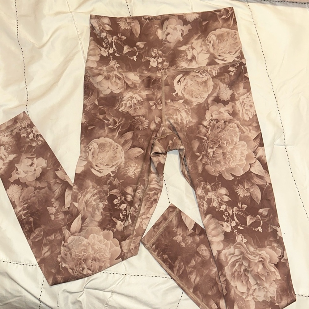 Floral Athleta Leggings